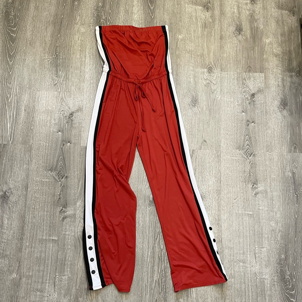 Women’s strapless jumpsuit